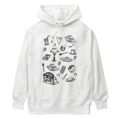 純喫茶　モノクロ Heavyweight Hoodie