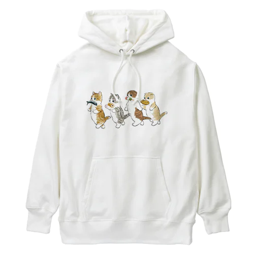 花より団子にゃん Heavyweight Hoodie