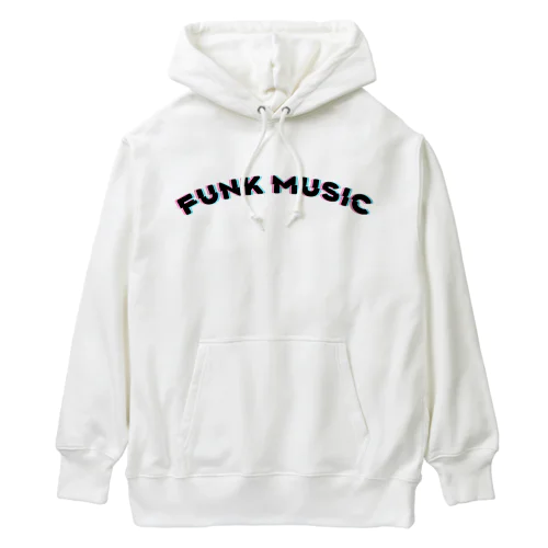 赤青/青赤 やわらか FUNK MUSIC。 黒 Heavyweight Hoodie