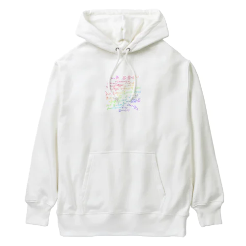 物理学方程式　カラフルver. Heavyweight Hoodie