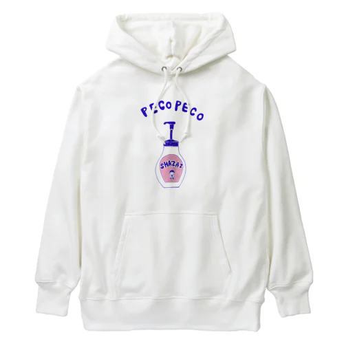 ユーモアデザイン「ぺこぺこ」 Heavyweight Hoodie