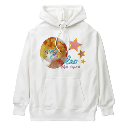 Leo-しし座-ハッピーベイビーハンズ- Heavyweight Hoodie