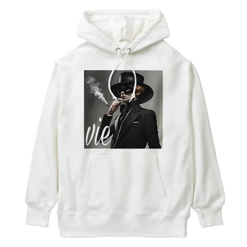 vie BLACK_smoke Heavyweight Hoodie