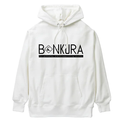 BONKURA TYPO BLK ヘビーウェイトパーカー