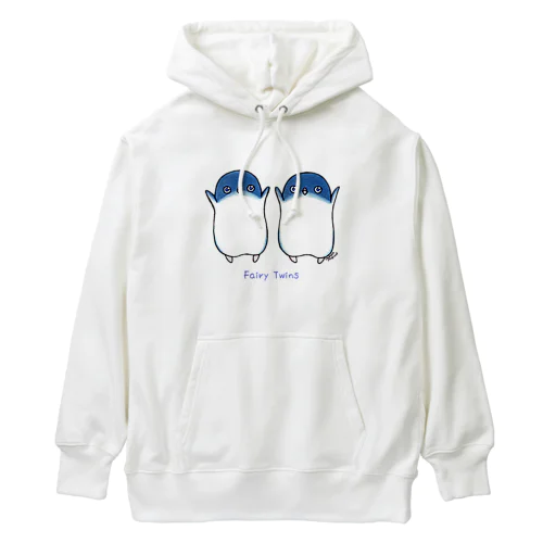 ふたごのフェアリーペンギン(ロゴあり) Heavyweight Hoodie