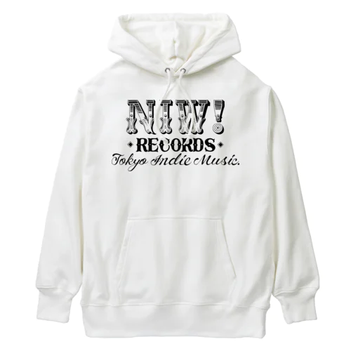 Niw! handwriting LONGSLEEVE Heavyweight Hoodie