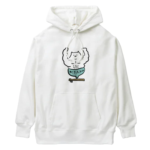 ねこマッチョライス Heavyweight Hoodie