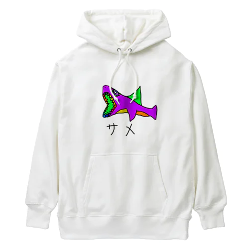 サメの絵 Heavyweight Hoodie