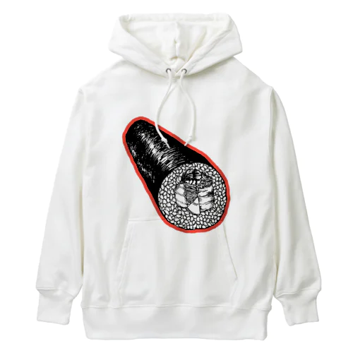 巻き寿司bigバズーカ Heavyweight Hoodie