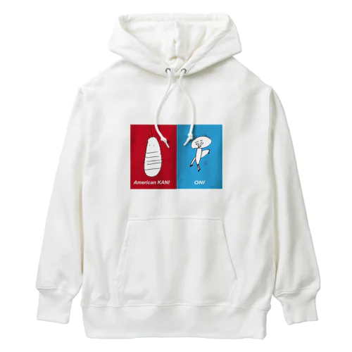 希望の山のカニとoni Heavyweight Hoodie