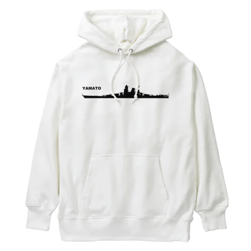 軍艦　大和（黒） Heavyweight Hoodie