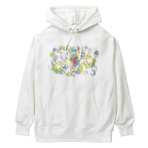 heart dolphin Heavyweight Hoodie