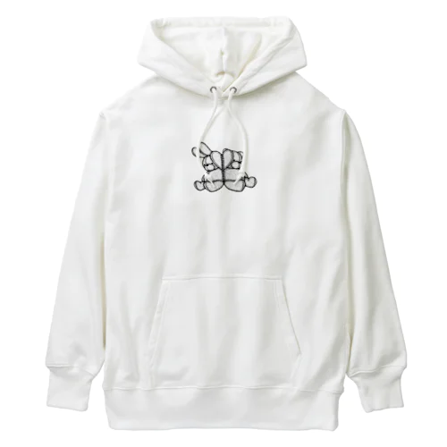 つなぎ合わせのぬいぐるみちゃん Heavyweight Hoodie