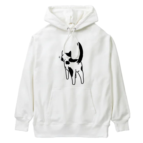 ねこけつ（ぶち猫） Heavyweight Hoodie