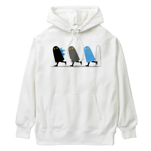 走るメジェド Heavyweight Hoodie