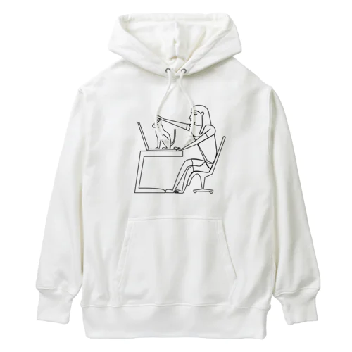 古代エジプトのリモートワーク Heavyweight Hoodie