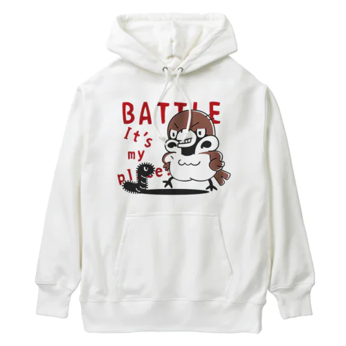 スズメがちゅん　BATTLEちゅん Heavyweight Hoodie