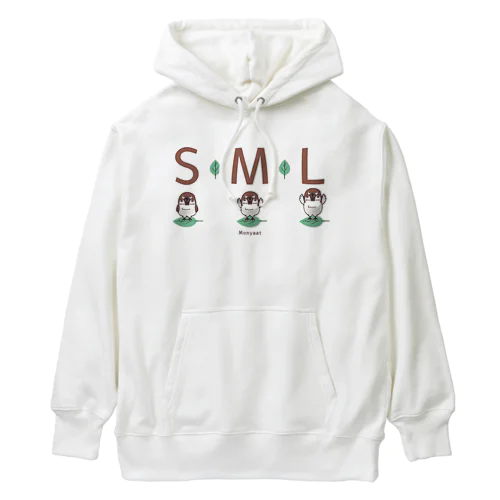 スズメがちゅん SMLTシャツ Heavyweight Hoodie