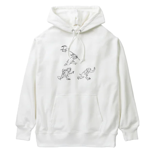 超獣狩画 Heavyweight Hoodie