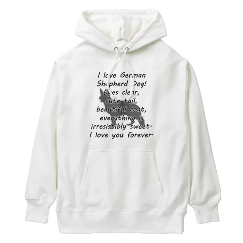 ジャーマン・シェパード・ドッグ Heavyweight Hoodie