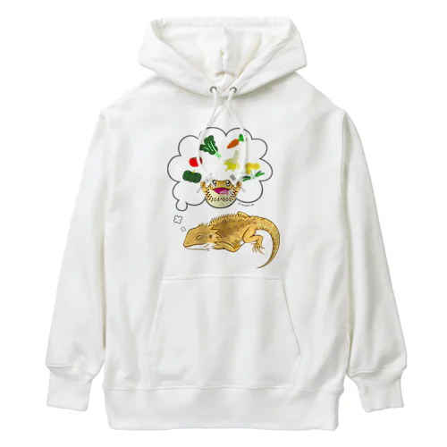 夢見るフトアゴちゃん Heavyweight Hoodie