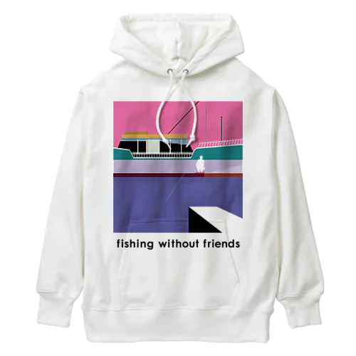 fishing without friends 2 ヘビーウェイトパーカー