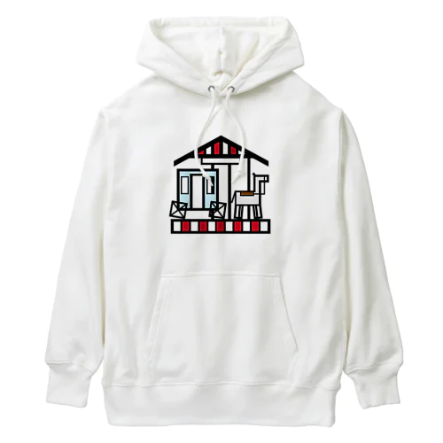 『かくばる』メリーゴーランド Heavyweight Hoodie