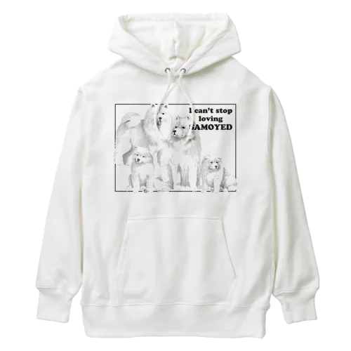 表/B ハッピーサモエドセット！ Heavyweight Hoodie