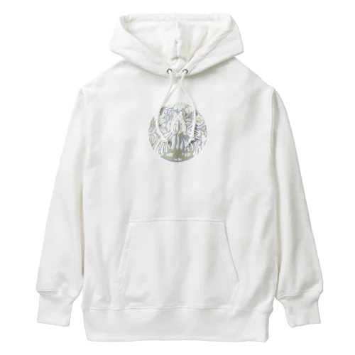 ラブリーミロ助　ライトグリーン Heavyweight Hoodie