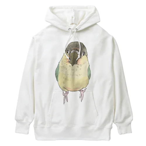 可愛いウロコメキシコインコちゃん【まめるりはことり】 Heavyweight Hoodie