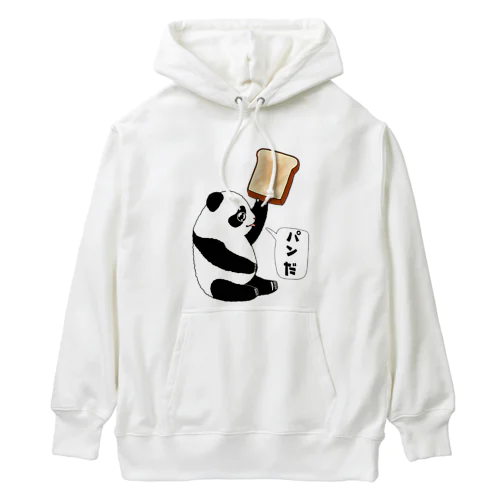 「パンだ」とつぶやく子パンダ Heavyweight Hoodie