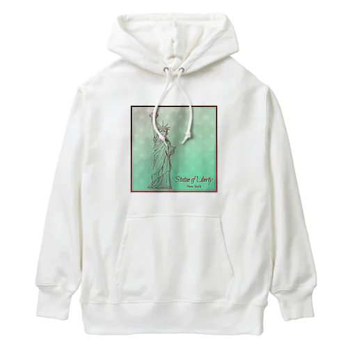 自由の女神(グラデーション) Heavyweight Hoodie