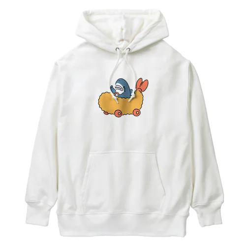 エビフライレーシングサメ Heavyweight Hoodie