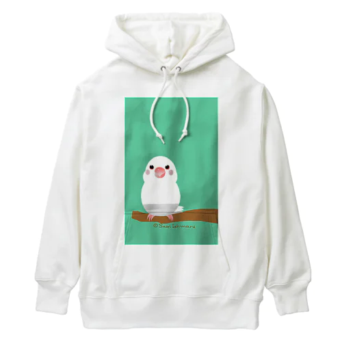 ポチャ白文鳥ちゃん Heavyweight Hoodie