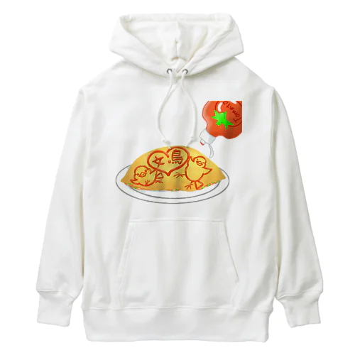 ラブ文鳥オムライス Heavyweight Hoodie
