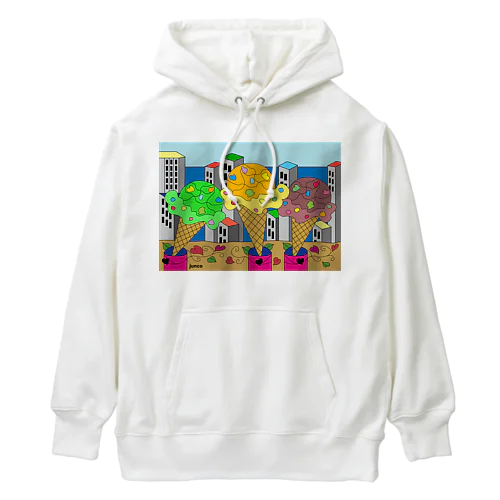 踊るアイスクリームA Heavyweight Hoodie