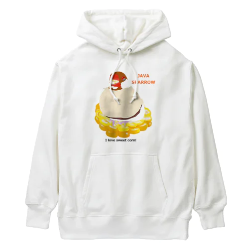 トウモロコシ大好き文鳥 Heavyweight Hoodie