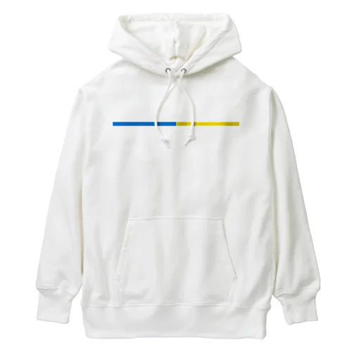 ウクライナカラー　横ライン Heavyweight Hoodie