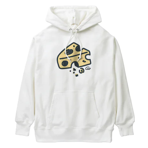 ねことネズミと例のチーズの例のチーズ Heavyweight Hoodie