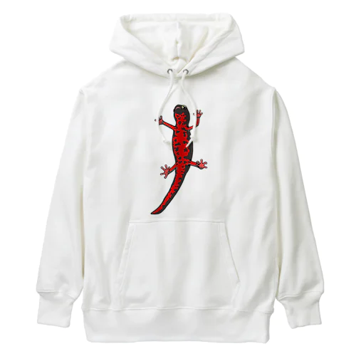 アカハライモリさん　文字無し Heavyweight Hoodie