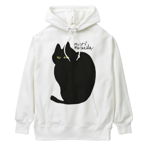 black cat Heavyweight Hoodie