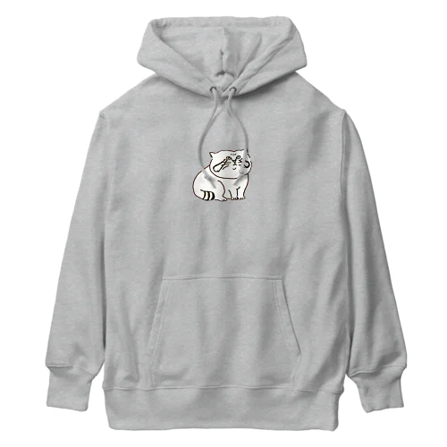 ワンポイントまぬるねこ Heavyweight Hoodie