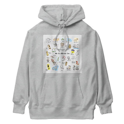 We Live Wonder Life Heavyweight Hoodie