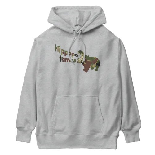 迷彩ヒポポタマス Heavyweight Hoodie