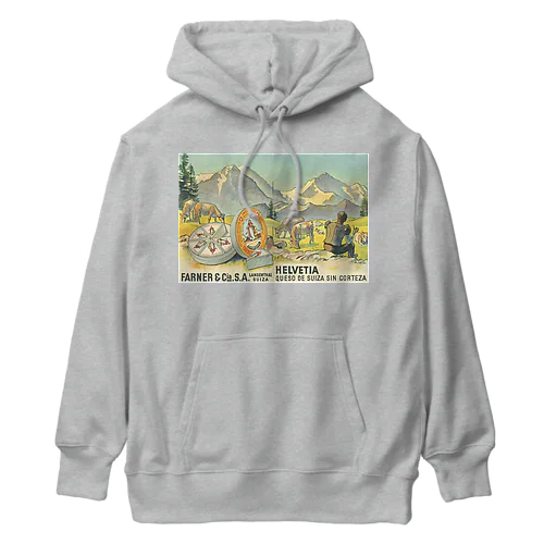 スペインで販売されたスイスチーズ 1950年代　リトグラフ Heavyweight Hoodie