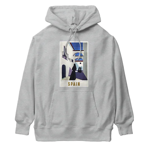 スペイン・マドリード 1950年代　トラベルポスター Heavyweight Hoodie