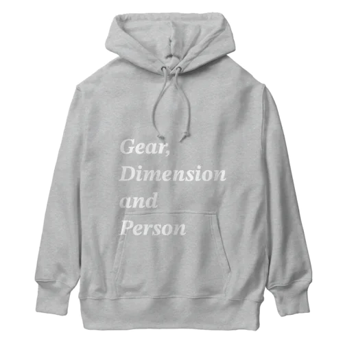 Gear, Dimension and Person ヘビーウェイトパーカー