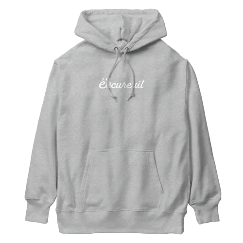 écureuil （りす）_white Heavyweight Hoodie