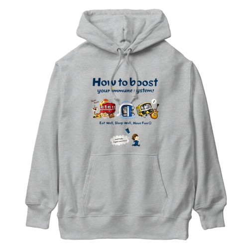 元気の秘訣 !  Heavyweight Hoodie