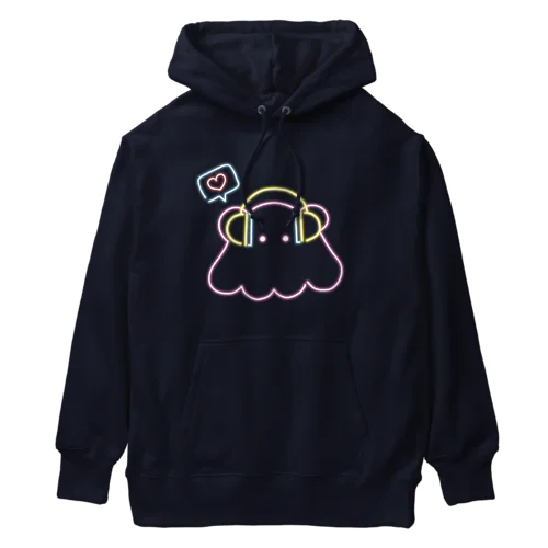 ノリノリネオンメンダコ Heavyweight Hoodie